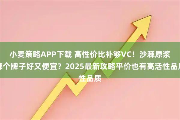 小麦策略APP下载 高性价比补够VC!沙棘原浆哪个牌子好又便宜?2025最新攻略平价也有高活性品质